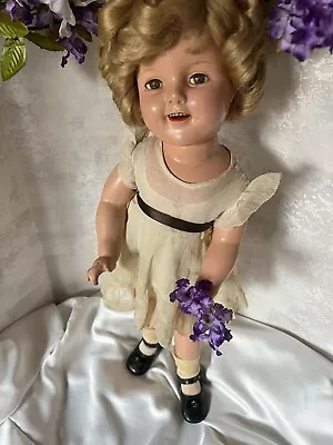 1930's SHIRLEY TEMPLE 22  Composition Antique Vintage Doll • $199