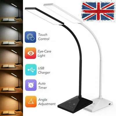 £15.99 • Buy 72 LED Desk Lamp Dimmable Eye Caring Touch Control Table Lamps For Home Office