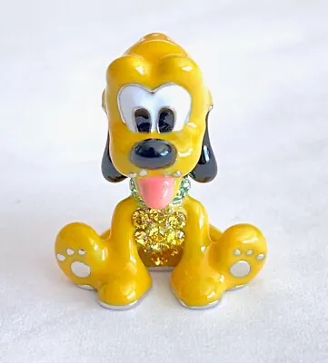 New Disney Parks Arribas Brothers Swarovski® Crystal Pluto Jeweled Mini Figure • $95