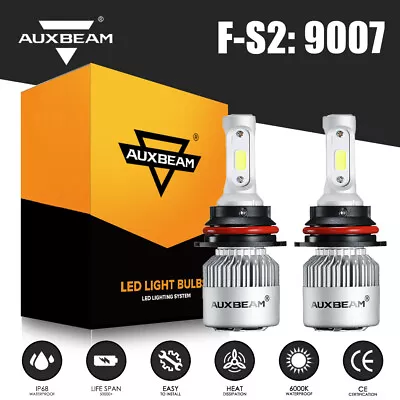 2x 9007 HB5 LED Headlight Bulbs Conversion Kit High&Low Beam Super White Bulbs • $21.99