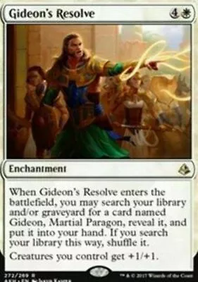 Gideon's Resolve - Amonkhet Planeswalker Deck Exclusives - MTG • £0.99