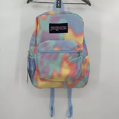 Jansport Cross Town Backpack In Mood Map Pastel Girls School Fits 15  Laptop • $24.95