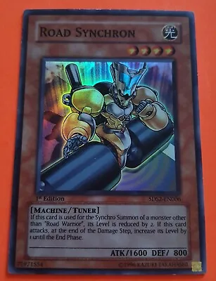 Road Synchron - 1st Edition Super Rare - 5D's Starter Deck 2009 - YGO • £1