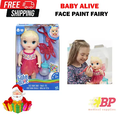 Baby Alive Face Paint Fairy - Blonde Hair Doll Playset Christmas Gift For Girls • $19.95
