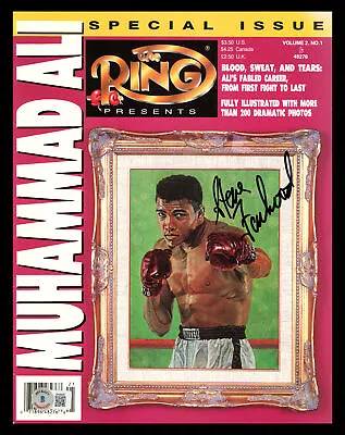 Steve Farhood Autographed Signed Ring Magazine Beckett BAS QR #BK08825 • $19