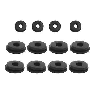 12PCS Motorcycle Parts Oval Round Rubber Side Cover Grommets Pads Protector Kit • $7.99