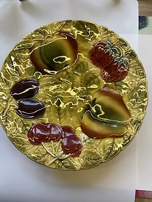 Sarreguemines Majolica Cake Stand  • £20