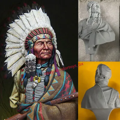 Chief Bust 1/12 Unpainted Resin Model Kit Unassembled Garage Kit GK Figure Model • $47.80