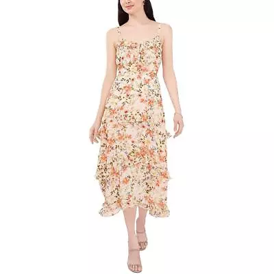 MSK Womens Floral Maxi Printed Evening Dress Gown BHFO 4227 • $14.99