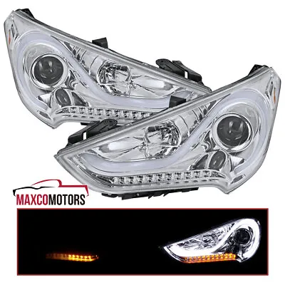 Projector Headlights Fits 2012-2017 Hyundai Veloster Clear LED Sequential Signal • $352.99