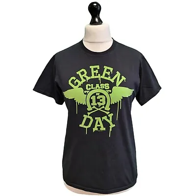 £29.99 • Buy Women's Vintage Green Day 2012 Pop Rock Tour Band Black T-Shirt Uk M 10