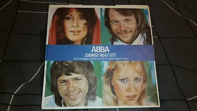 ABBA 7  Vinyl Summer Night City Yugoslavia Release 1978 1st ED Whiterare • $18