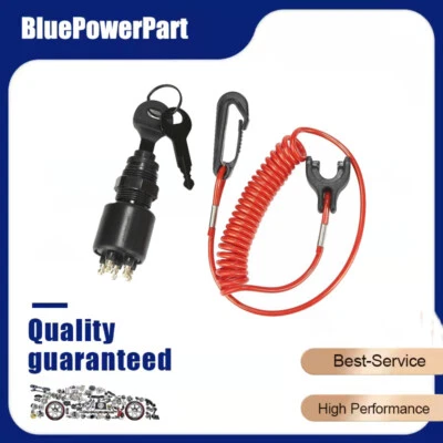 $52.79 • Buy Boat Outboard Ignition Switch Key Assembly For OMC Johnson Evinrude 40-200HP