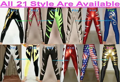 Unisex Wrestling Pants Trousers 45 Style Spandex Women Men Tights/Pants F383 • $17.39