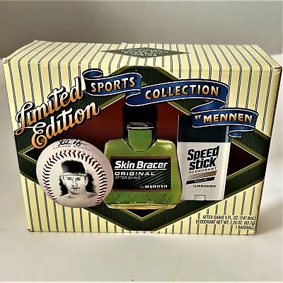 MENNEN Skin Bracer Original After Shave Sports Collection 5oz W/Nolan Ryan Ball • $39.99