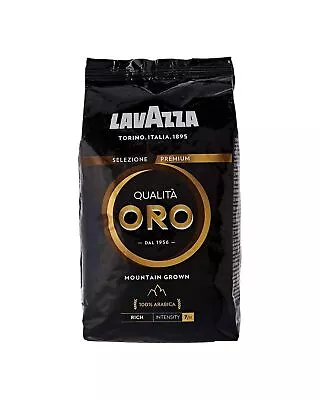 Lavazza Qualita Oro Premium Italian Coffee Beans Mountais Grown 7/10 1 Kg-35 Oz • $90.09
