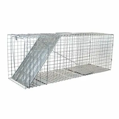 $77.97 • Buy Large 1-Door Humane Professional Live Animal Cage Trap For Raccoon Opossum Cats