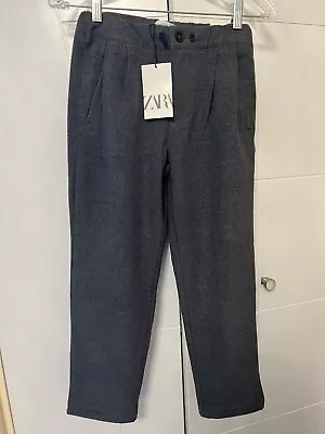 Zara Boys Grey Classic Straight Pants  Size 10 Years • $24.99