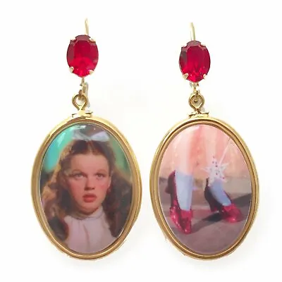 £53.97 • Buy Tarina Tarantino Dorothy & Ruby Slippers Wizard Of Oz Earrings ~Made In USA~