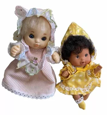 Vintage TINY BABY DOLLS Soft Plastic Articulated Made In Spain By Famosa 5” • $9.99