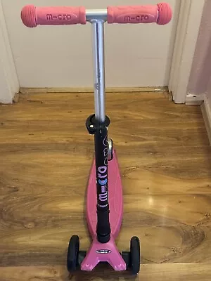 Maxi Micro Foldable Scooter In Pink • £35