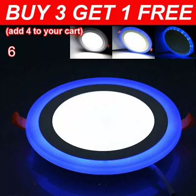 £6.34 • Buy LED Ceiling Light Recessed Ultra Slim Panel Down Lights Round Spot Lamp Dimmable
