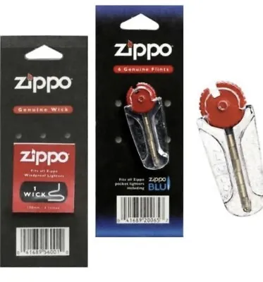 Genuine Zippo Wick + Flint +  Free Delivery Zippo Spares • £4.49