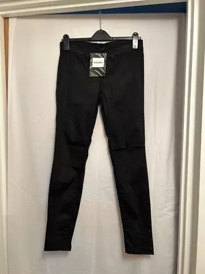 J Brand Women’s Low Rise Black Shine / Leather Look Leggings Size 28 / UK8 NWT • $31.12