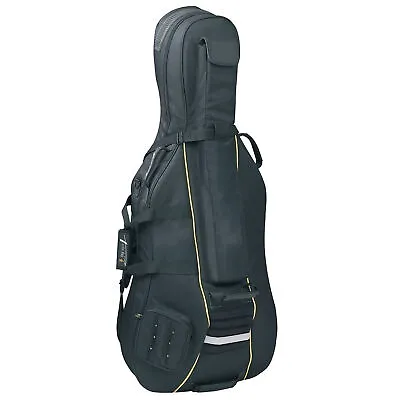 GEWA PURE Cello Gig-Bag Classic CS25 25mm Padding Wheels 3/4 Black • $199.99