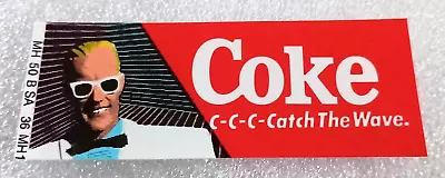 Vtg 1980s Coca-Cola Coke Max Headroom Vending Machine Insert Display New NOS • $10.99