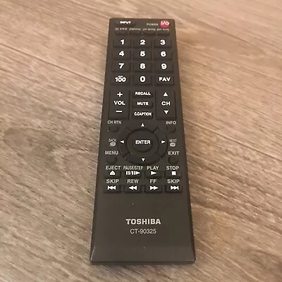 $6.43 • Buy Toshiba TV Remote Control CT-90325 50L2200U 37E20 22AV600 32C120U Same Day Ship!