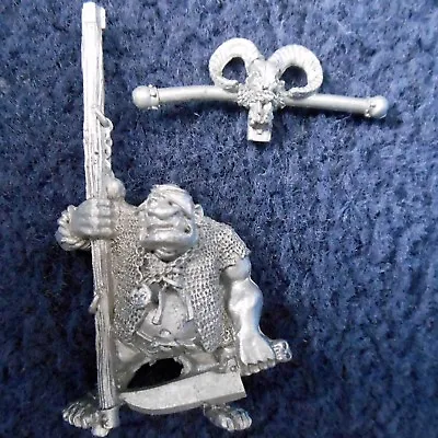 1993 Ogre Standard Bearer Warhammer Army Command Kingdoms Ogryn Citadel Ogor GW • £40
