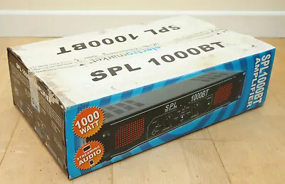 Skytec SPL-1000W Power Sterio Amplifier Home DJ Disco Spares Or Repairs Boxed • £22.50