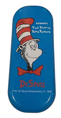 Vintage 1997 Authentic Dr. Seuss Tick-Tocking Time Tickers Cat In The Hat Watch • $14.97