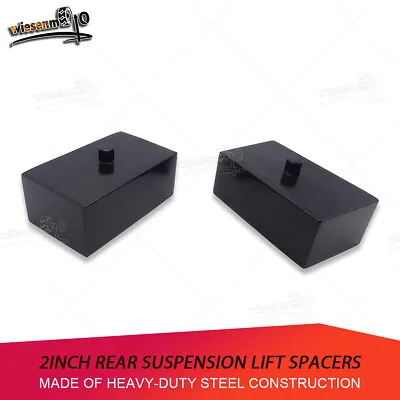 2  Rear Leveling Lift Block Spacers Fit 1999-2022 Ford F250 F350 SUPER DUTY 4WD • $28.49