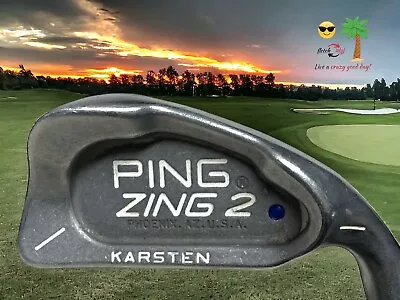 Ping Zing 2 Blue Dot 1 Driving Iron RH JZ Stiff Flex Shaft Golf Pride Tour Wrap • $64.57