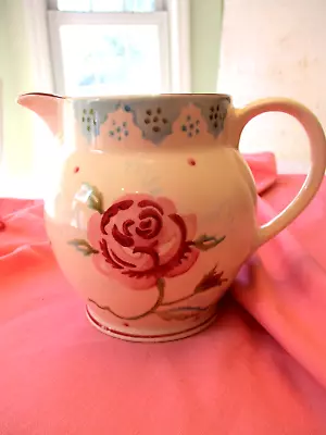 EMMA BRIDGEWATER  Mary McCarthy Roses  1-1/2 Pint Jug / Pitcher - 2002 • $98.99