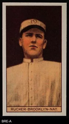 1912 T207 Reprint Napoleon Rucker Dodgers 8 - NM/MT • $1.25