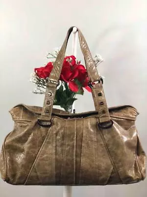 $62.99 • Buy TREESJE Army Green Patent Leather Turnlock Closure Shoulder Bag