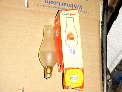 Antique Light Bulb Flicker Flame Abco Neon • $14.99