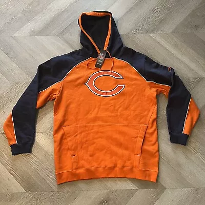 Men's Reebok NFL Team Apparel Chicago Bears Hoodie Size Large - New With Tags • $23