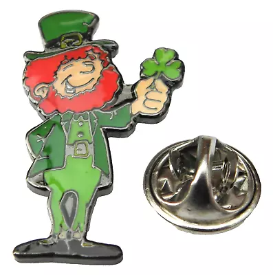 £3.99 • Buy Irish Leprechaun Pin Badge Shamrock Brooch Eire St Patricks Day