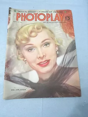 Photoplay Magazine March 1953 Zsa Zsa Gabor Rita Hayworth Yvonne De Carlo • £7.25