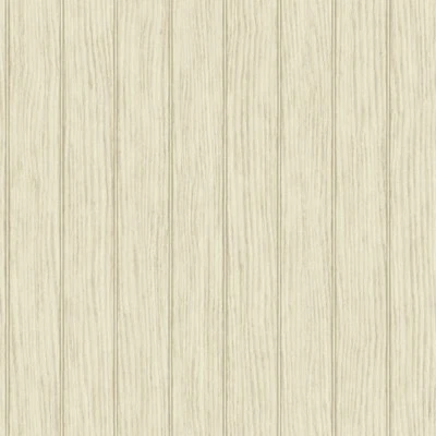$21.61 • Buy Light Brown Untextured Faux Beadboard Sure Strip Wallpaper NY4946