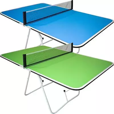 Family Mini Ping Pong Table - 1 Piece Portable Ping Pong Table For Tailgating... • $226.44