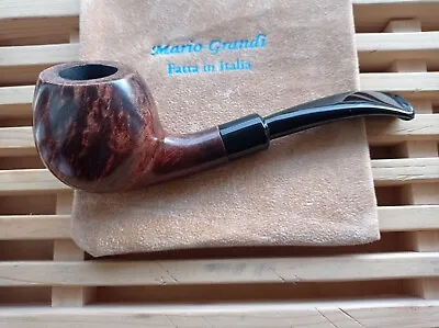 Mario Grandi Bent II Freehand  Wot Smooth Higt Grade Briar Pipe Handmade Italy 4 • $140