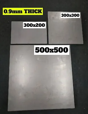 Car Body Repair Metal Steel Welding Sheet 0.9mm 500 X 500 300 X 300 300 X 200 • £13.39