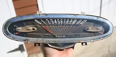 60 1960 61 1961 AMC Rambler Vintage Speedometer Fuel & Water Temp Gauge Cluster • $109