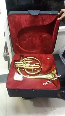 Mellophone Pure Brass Made In Brass Polish Extra Slide+ Hard Case • $279.69