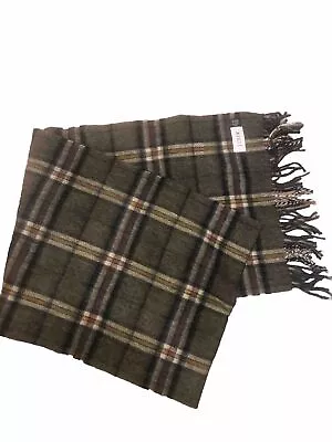 J.Crew 100% Lambswool Scarf Muffler Made In Ireland 13.5  X 64.5  • $24.99